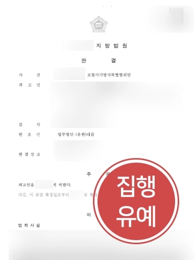 [부산보험전문변호사 조력사례] 부산보험전문변호사, 수억대 보험사기 집행유예로 종결